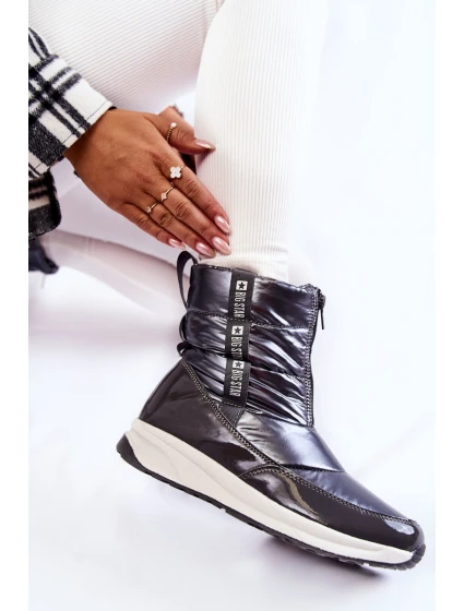 Dámské sněhule Big Star model 21601734 Tmavě šedé - Big Star Shoes Dámské sněhule Big Star model 21601734 Tmavě šedé - Big Star Shoes