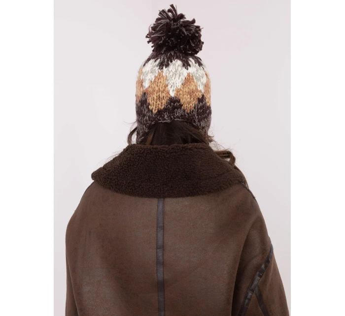 Czapka AT CZ model 20710276 brązowy - FPrice Czapka AT CZ model 20710276 brązowy - FPrice