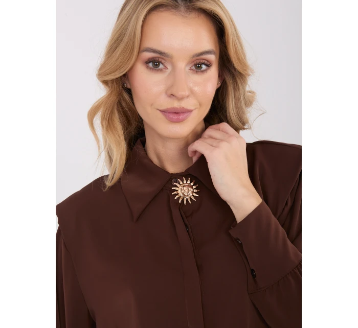 Koszula IT KS model 21782437 brązowy - FPrice Koszula IT KS model 21782437 brązowy - FPrice