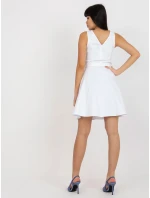 Dámské šaty LK SK 508253 šaty.44P bílá - FPrice Dámské šaty LK SK 508253 šaty.44P bílá - FPrice