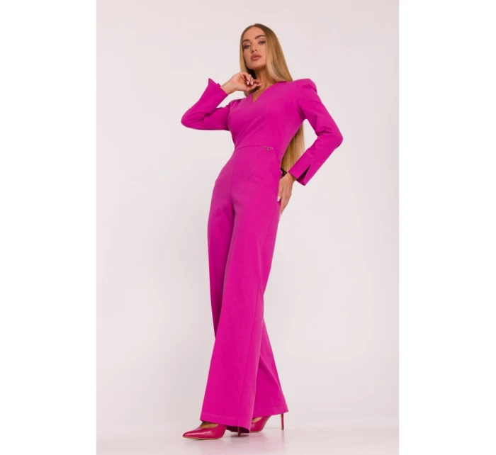 M883 Džínová kombinéza - růžová