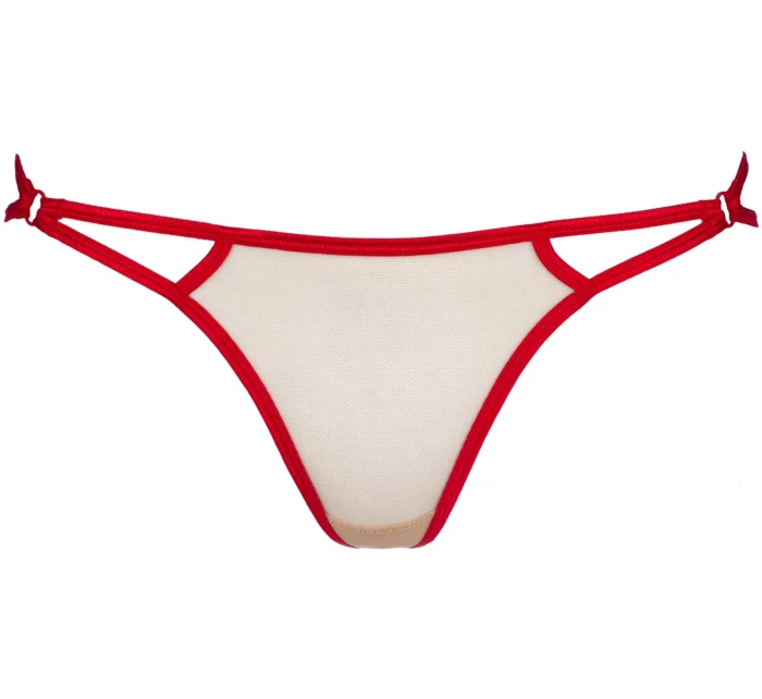 Smyslná tanga V-8868 červená - Axami