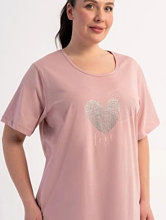Dámská noční košile s krátkým rukávem Love