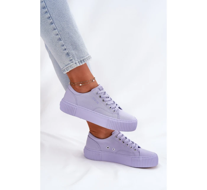 Dámské Textilní Tenisky Big Star RR274406 Fialové