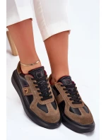 Dámské Kožené Tenisky Na Platformě Daniel Lopez Just Dare SS2D4001 Černé Dámské Kožené Tenisky Na Platformě Daniel Lopez Just Dare SS2D4001 Černé