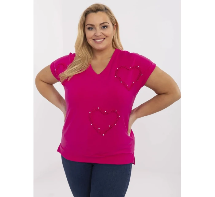 Halenka RV BZ A542.12P fuchsiová Halenka RV BZ A542.12P fuchsiová