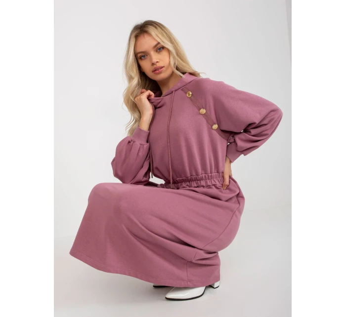 Dámské šaty RV SK 8336 tmavě růžové Dámské šaty RV SK 8336 tmavě růžové