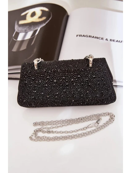 Zdobená Věčerní Kabelka Černá Kariti