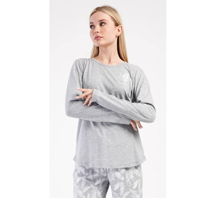 Dámské pyžamo dlouhé Peříčko