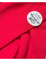 Červeno-černý dámský dres - mikina a kalhoty (AMG690)