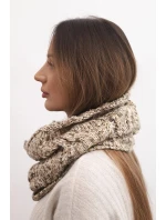 model 21859501 Dámská čepice s kapucí zelená neonová - K-Fashion