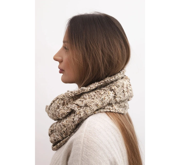 model 21859501 Dámská čepice s kapucí zelená neonová - K-Fashion