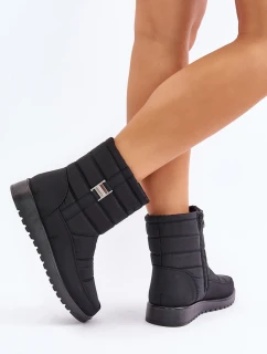 Lehké Dámské Sněhule Na Zip Černé model 21675445 - EVENTO