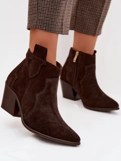 Kožené kožené boty Z  model 22035877 - Zazoo