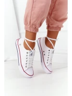 Dámské Klasické Nízké Tenisky Big Star DD274336 Bile Dámské Klasické Nízké Tenisky Big Star DD274336 Bile