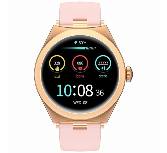 Chytré hodinky Gravity Pink Gold Pink GT25-2 Chytré hodinky Gravity Pink Gold Pink GT25-2