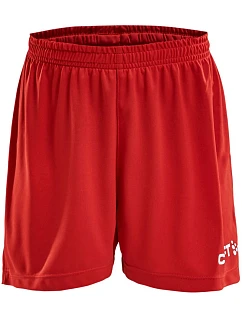 Craft Teamwear Squad Go Short Solid Jr Dětské sportovní kraťasy 82.5586 bright red