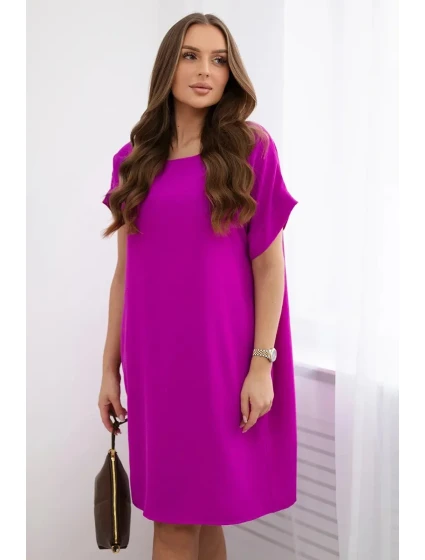 Šaty s kapsami fialka