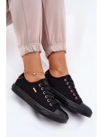 Dámské Textilní Tenisky Big Star RR274765 Černé Dámské Textilní Tenisky Big Star RR274765 Černé