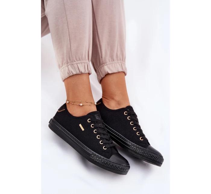 Dámské Textilní Tenisky Big Star RR274765 Černé Dámské Textilní Tenisky Big Star RR274765 Černé