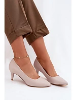 Lodičky z eko kůže Sergio Leone světle šedé