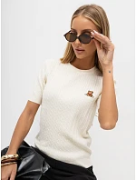 Sweter IR SW model 22303473 jasny beżowy - FPrice Sweter IR SW model 22303473 jasny beżowy - FPrice