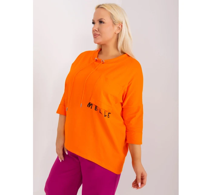 Bluzka RV BZ model 19465462 pomarańczowy - FPrice Bluzka RV BZ model 19465462 pomarańczowy - FPrice
