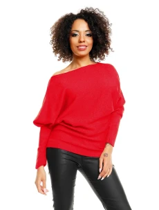 Svetr s netopýřími rukávy model 84279 PeeKaBoo