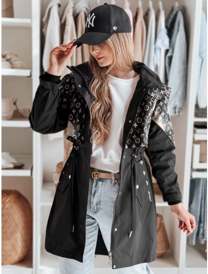 Dámská přechodná bunda parka FERIPARKA černá FashionStreet TY4875 Dámská přechodná bunda parka FERIPARKA černá FashionStreet TY4875