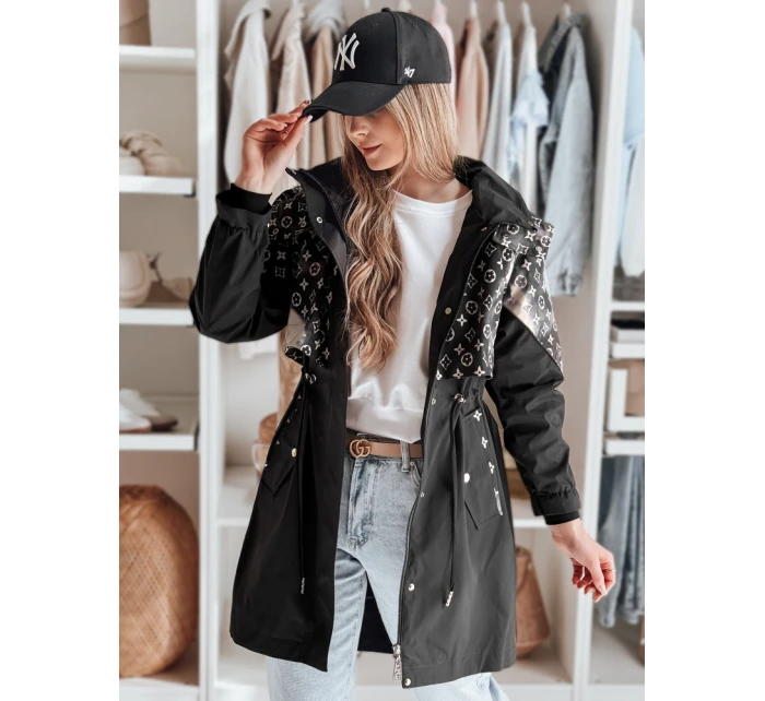 Dámská přechodná bunda parka FERIPARKA černá FashionStreet TY4875 Dámská přechodná bunda parka FERIPARKA černá FashionStreet TY4875