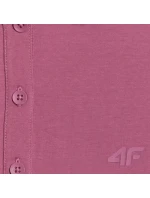 Dámské polo tričko 4F F554 vínové 4FWAW25TPTSF554 60S