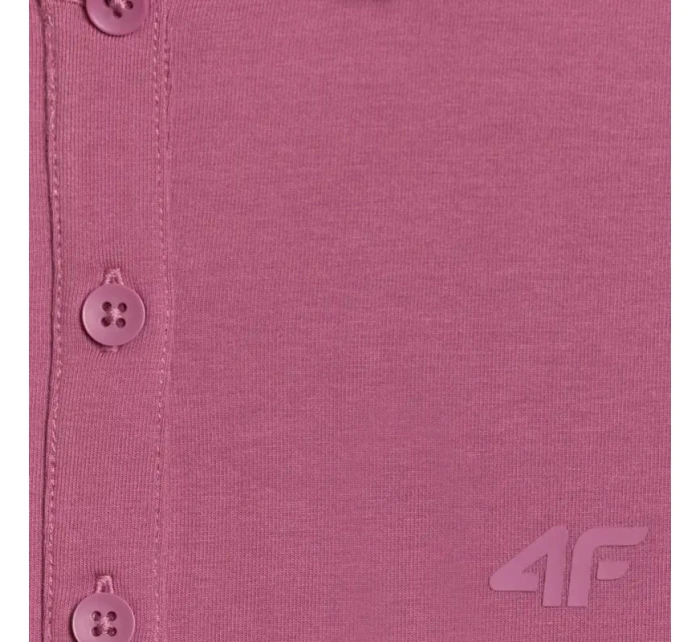 Dámské polo tričko 4F F554 vínové 4FWAW25TPTSF554 60S