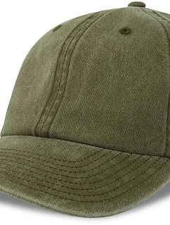 6 panelová vintage kšiltovka olive model 22450135 - Atlantis Headwear