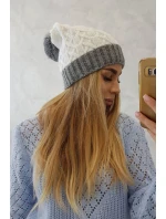 Bibiana fleecová čepice tmavě model 18751225 - K-Fashion Bibiana fleecová čepice tmavě model 18751225 - K-Fashion