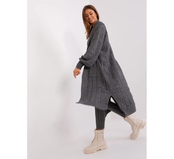 Kardigan BA SW  ciemny szary model 21107628 - FPrice
