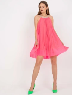 Šaty DHJ SK 0010.35 fluo růžová