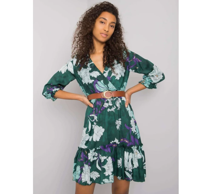 Šaty LC SK 22K 3039.51P tmavě zelená