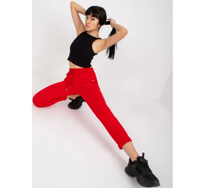 Tepláky RV DR 7806.32 červená