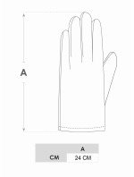 Yoclub Dámské rukavice RES-0160K-345C Black