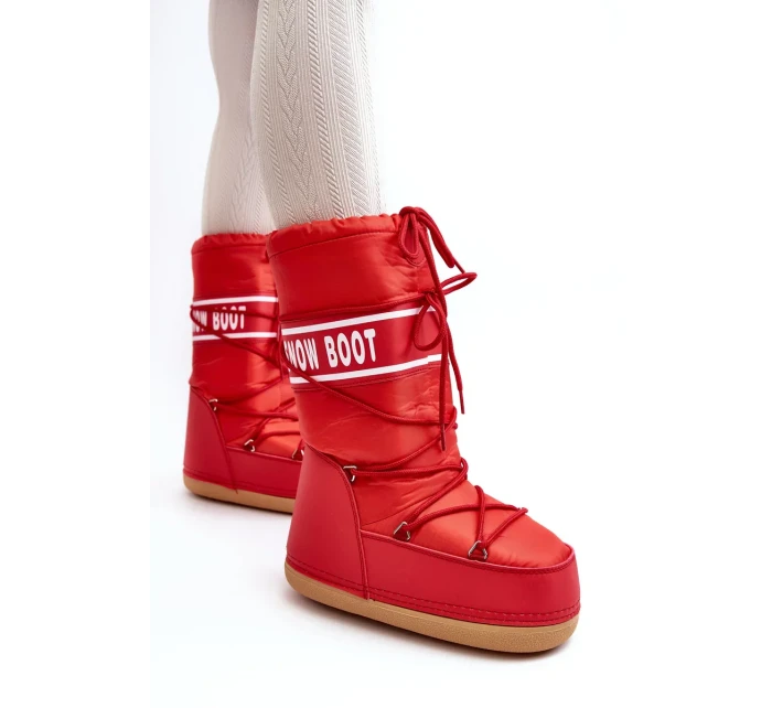 Dámské červené vysoké boty do sněhu Venila Dámské červené vysoké boty do sněhu Venila