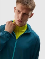 Pánská běžecká bunda Ultralight 4F - mořská zelená Pánská běžecká bunda Ultralight 4F - mořská zelená