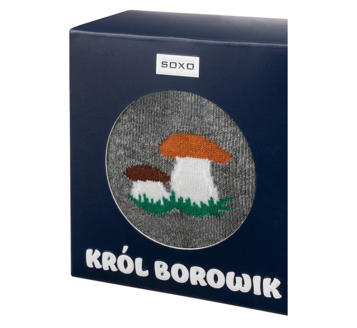Ponožky SOXO - KRÓL BOROWIK (Král hřib)