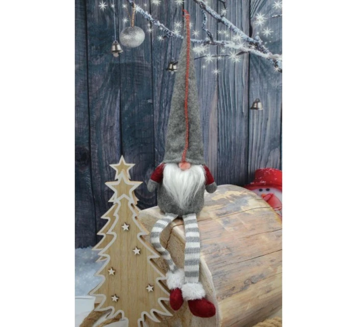 DEKORATIVNÍ TRPASLÍK 30+15CM ŠEDÝ DEKORATIVNÍ TRPASLÍK 30+15CM ŠEDÝ