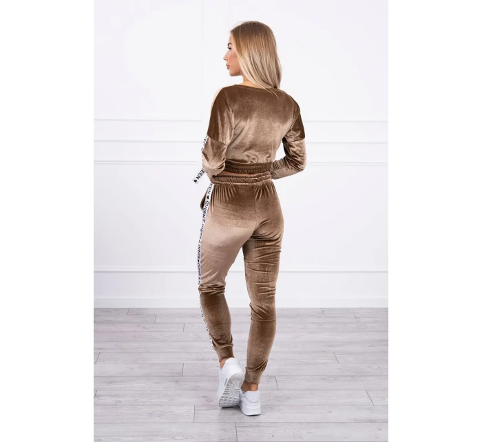 Sada veluru Queen cappuccino Sada veluru Queen cappuccino