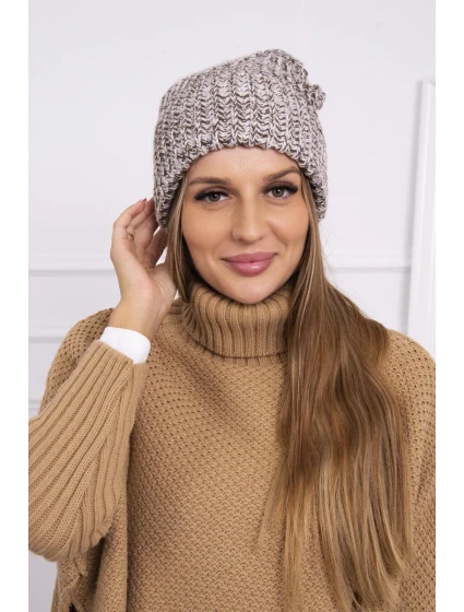 Dámská čepice Delia K260 tmavě béžová Dámská čepice Delia K260 tmavě béžová
