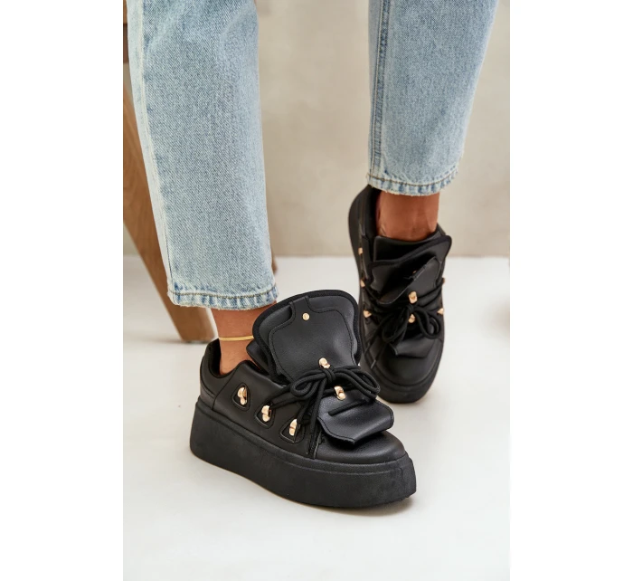 Dámské Sneakersy Na Platformě Černé Dolistana Dámské Sneakersy Na Platformě Černé Dolistana