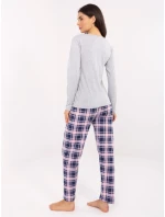 Pyžamo DU PI FP 004.03 šedé Pyžamo DU PI FP 004.03 šedé