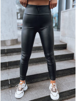 VALENTIS dámské voskované kalhoty černé Dstreet UY1558