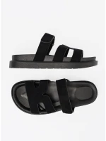 Praktické  nazouváky černé dámské platforma