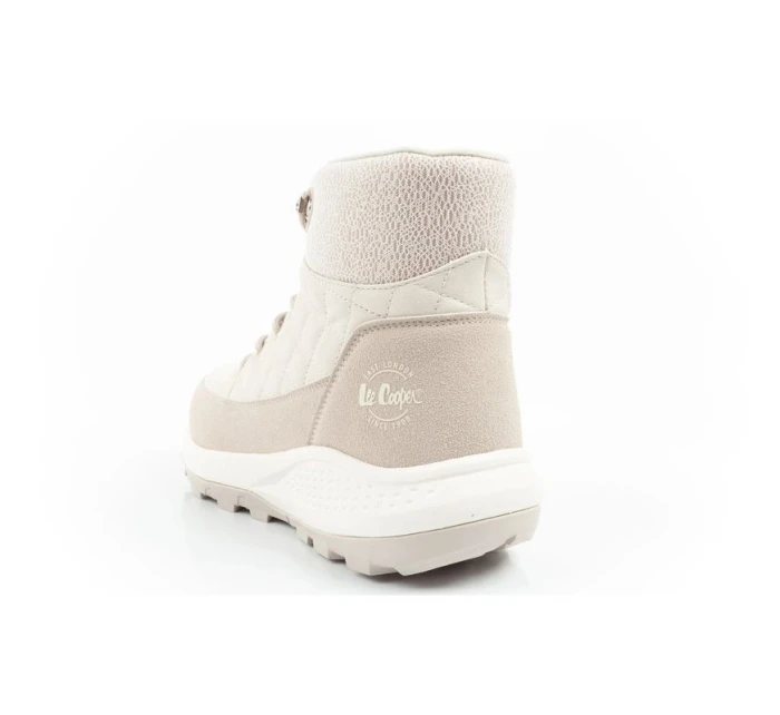 dámská sportovní obuv zimní trekingová zateplená krémová model 21409186 kůže dámské - Lee Cooper dámská sportovní obuv zimní trekingová zateplená krémová model 21409186 kůže dámské - Lee Cooper